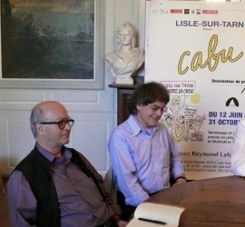 Cabu et Wolinski à Lisle sur Tarn
